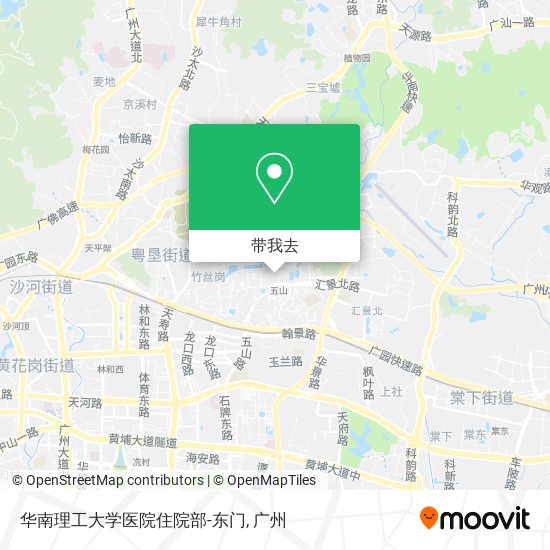 华南理工大学医院住院部-东门地图