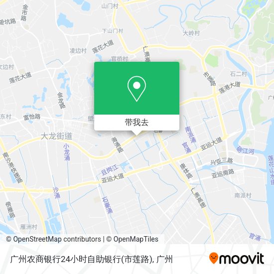 广州农商银行24小时自助银行(市莲路)地图
