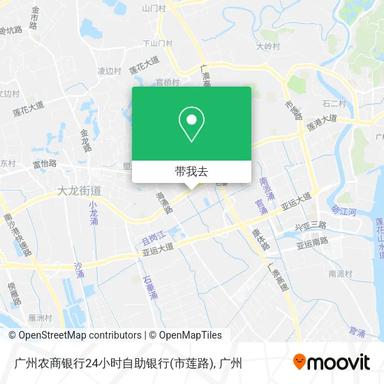 广州农商银行24小时自助银行(市莲路)地图