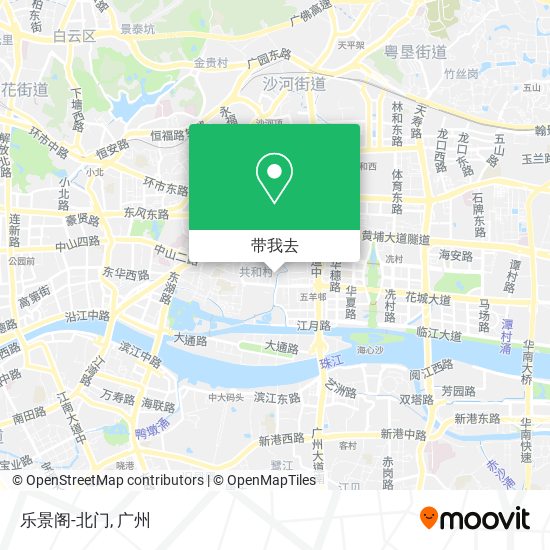 乐景阁-北门地图