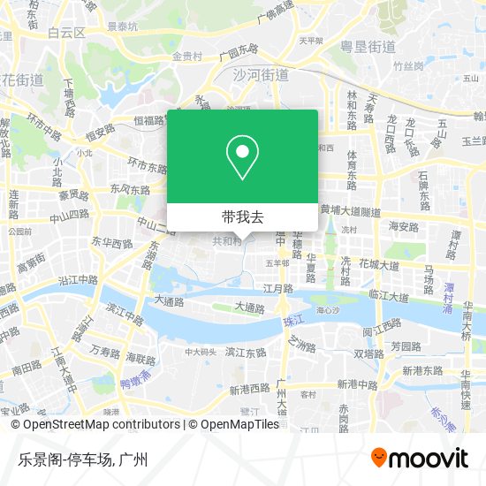 乐景阁-停车场地图