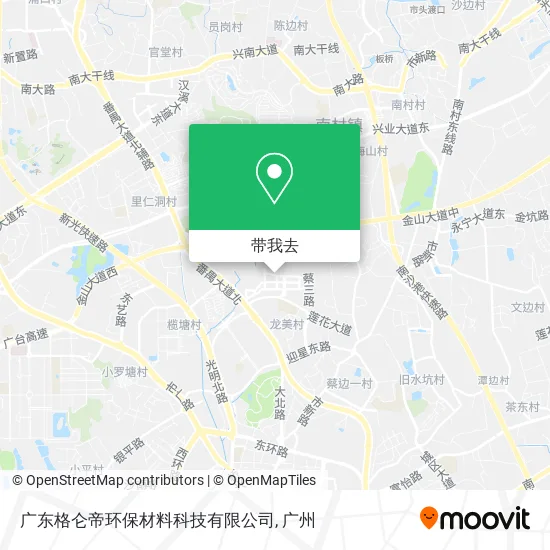 广东格仑帝环保材料科技有限公司地图