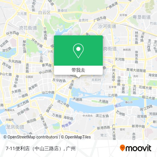 7-11便利店（中山三路店）地图