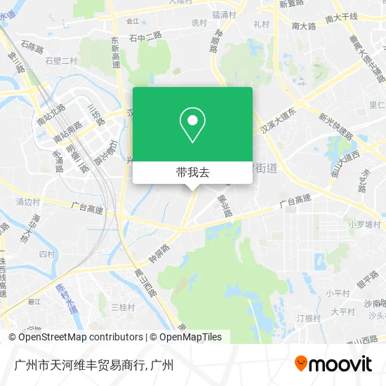 广州市天河维丰贸易商行地图