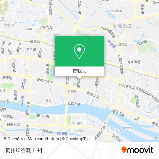 同拓烟茶酒地图