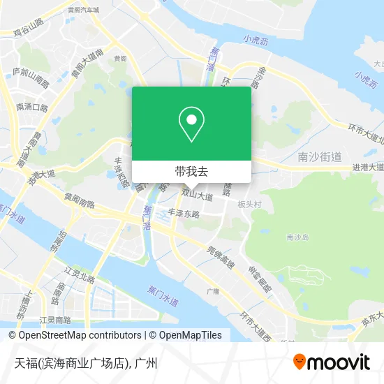 天福(滨海商业广场店)地图