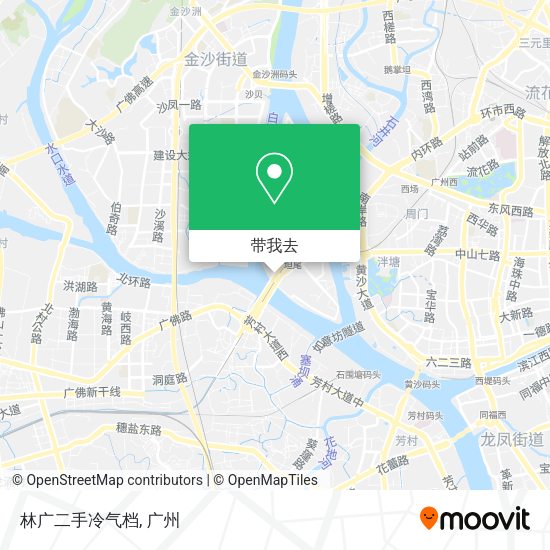 林广二手冷气档地图