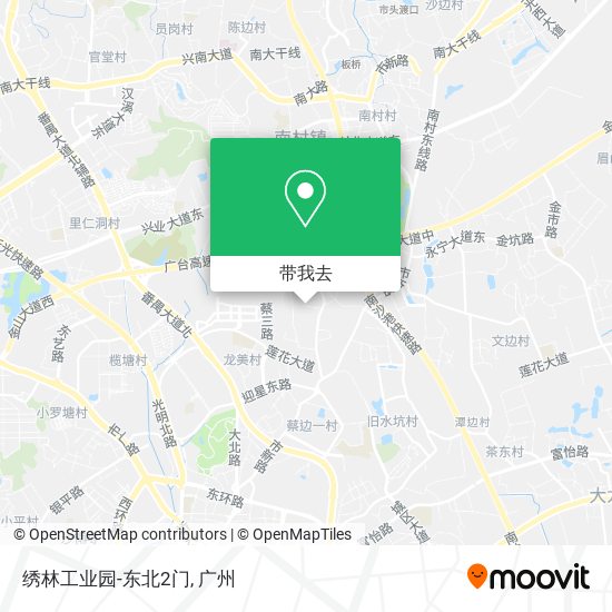 绣林工业园-东北2门地图