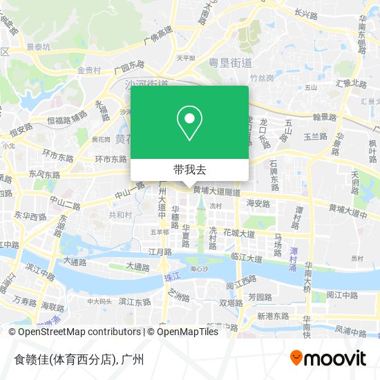 食赣佳(体育西分店)地图