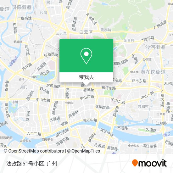 法政路51号小区地图