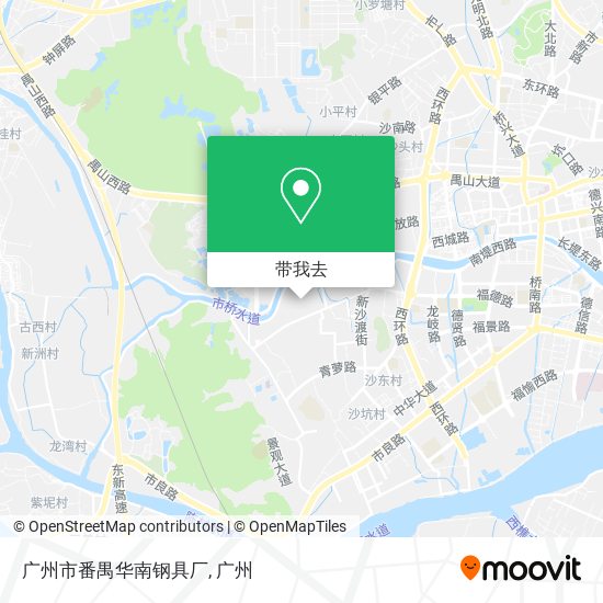 广州市番禺华南钢具厂地图