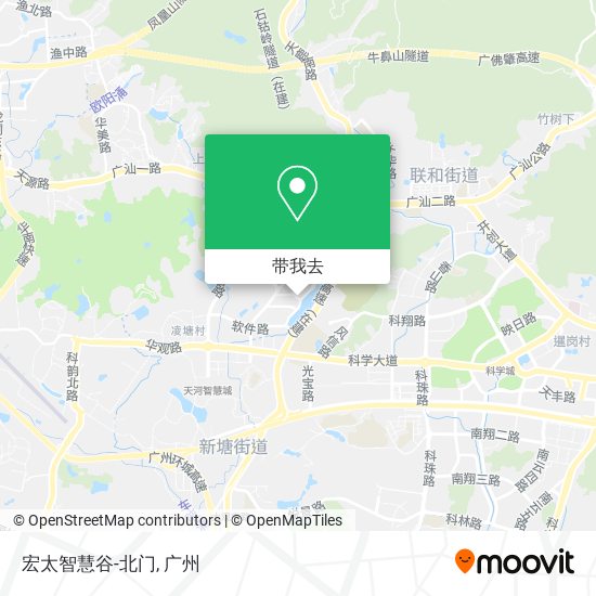 宏太智慧谷-北门地图