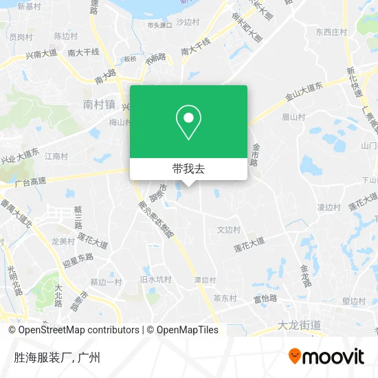 胜海服装厂地图