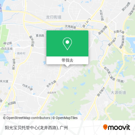 阳光宝贝托管中心(龙井西路)地图