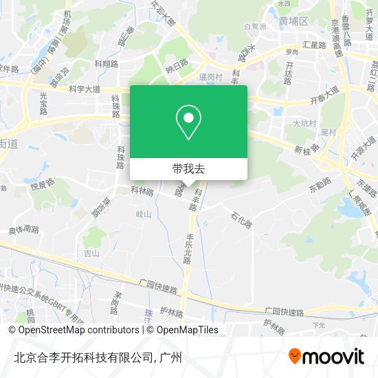 北京合李开拓科技有限公司地图