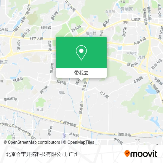 北京合李开拓科技有限公司地图