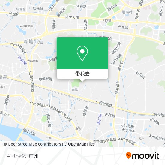 百世快运地图
