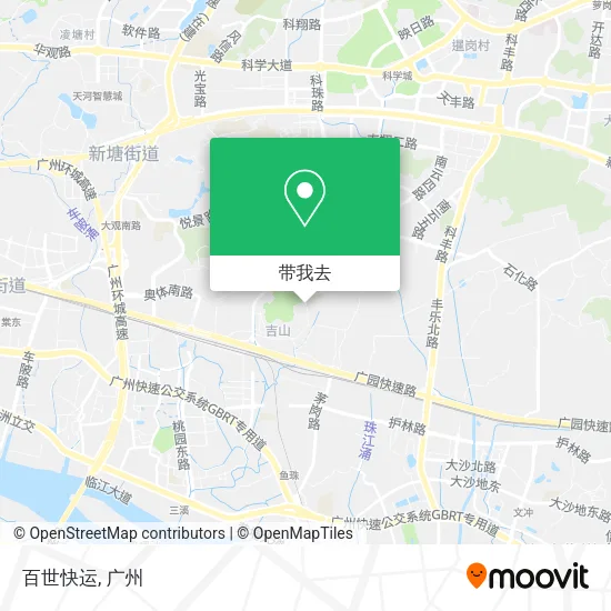 百世快运地图