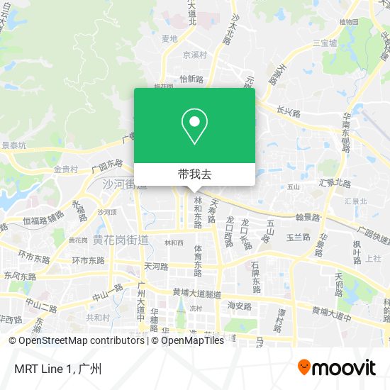 MRT Line 1地图