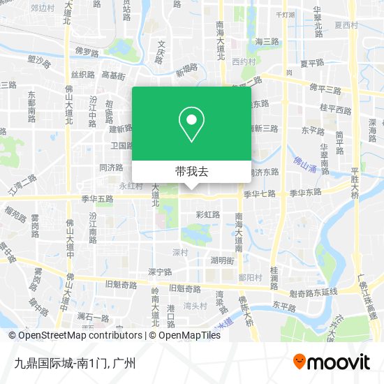 九鼎国际城-南1门地图