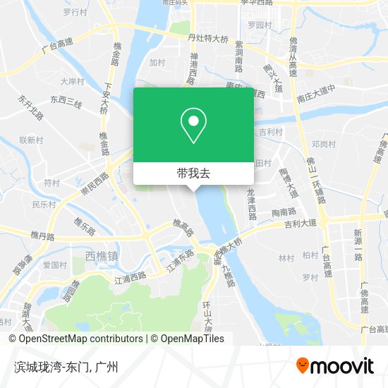 滨城珑湾-东门地图