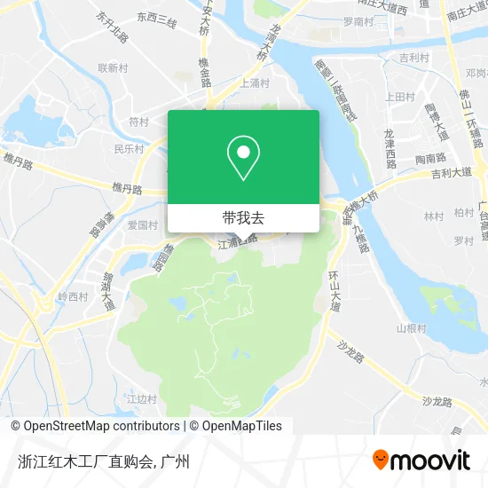 浙江红木工厂直购会地图
