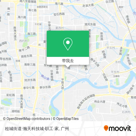 桂城街道·瀚天科技城-职工·家地图