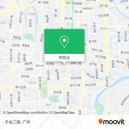 天佑三路地图
