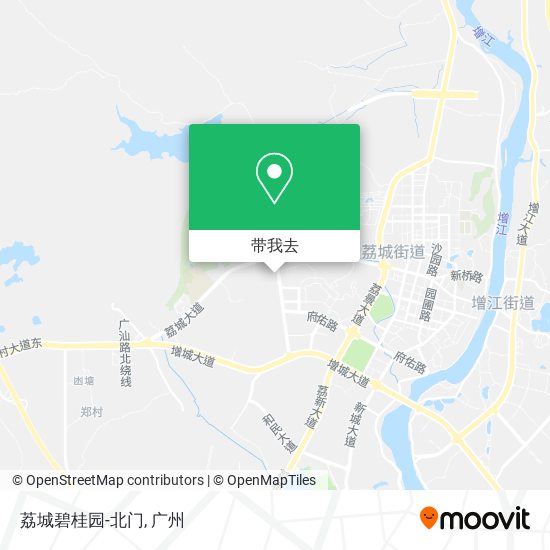 荔城碧桂园-北门地图
