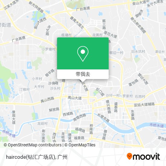 haircode(钻汇广场店)地图