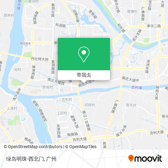 绿岛明珠-西北门地图