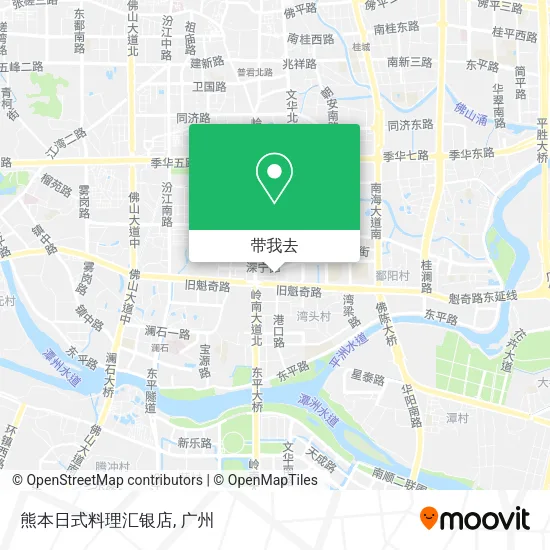 熊本日式料理汇银店地图