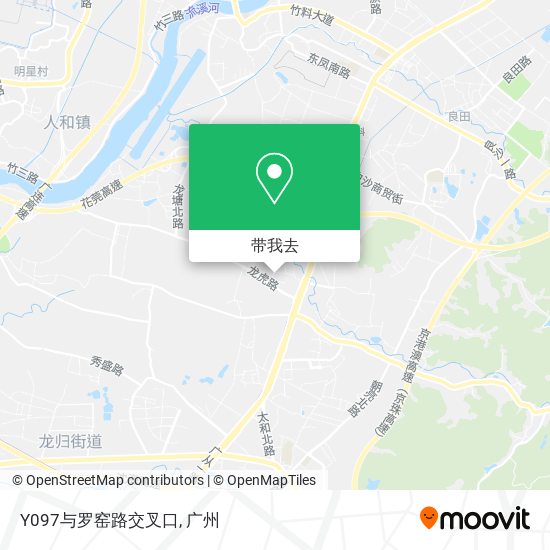 Y097与罗窑路交叉口地图