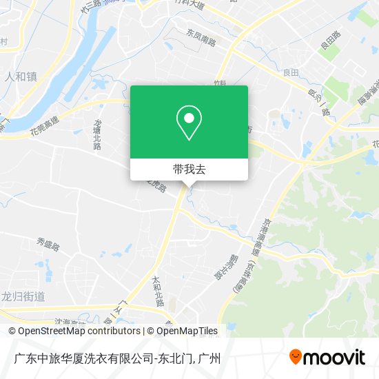 广东中旅华厦洗衣有限公司-东北门地图