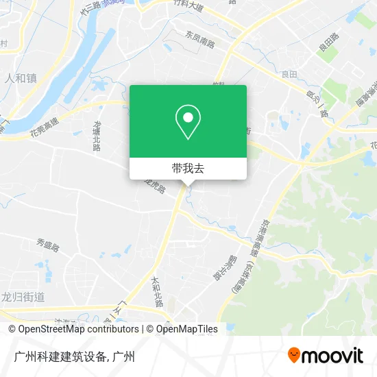 广州科建建筑设备地图