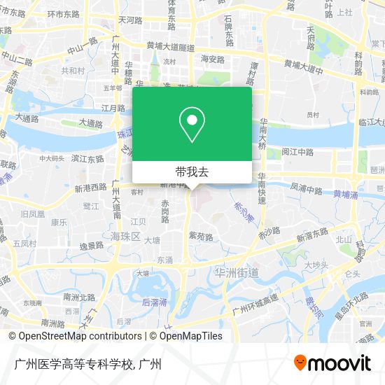 广州医学高等专科学校地图
