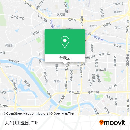 大布顶工业园地图