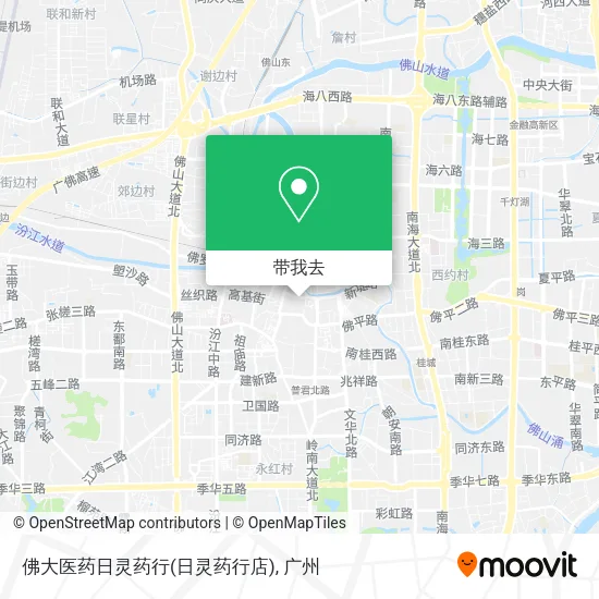 佛大医药日灵药行(日灵药行店)地图