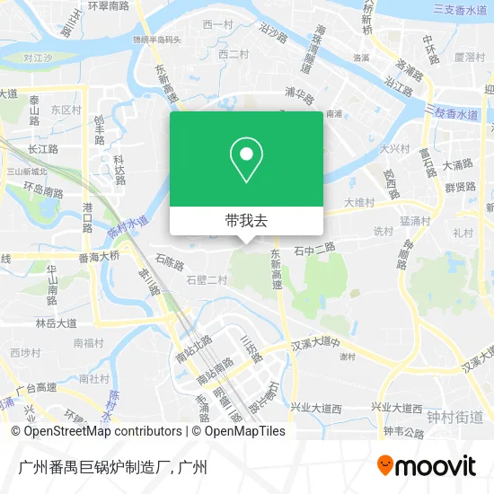 广州番禺巨锅炉制造厂地图