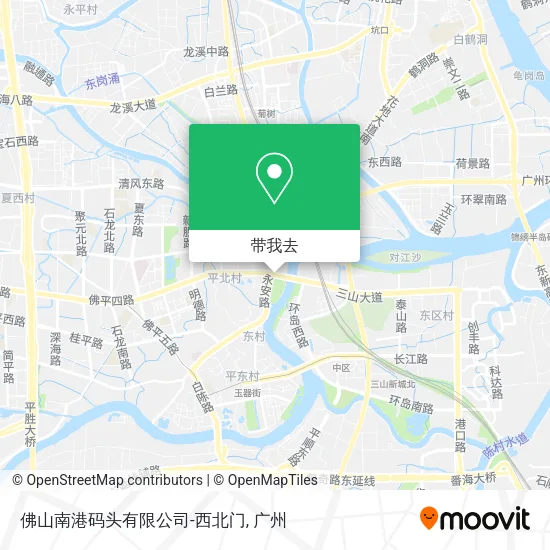 佛山南港码头有限公司-西北门地图