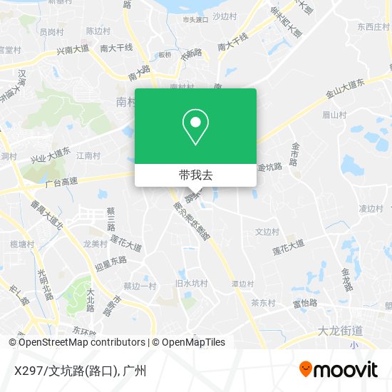 X297/文坑路(路口)地图