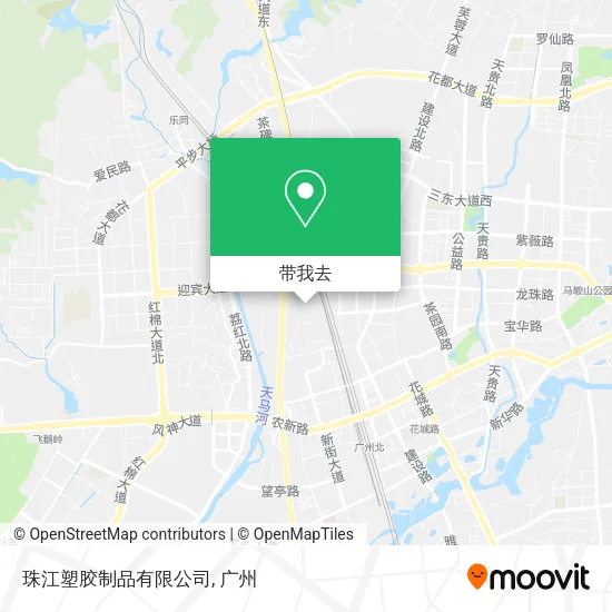 珠江塑胶制品有限公司地图