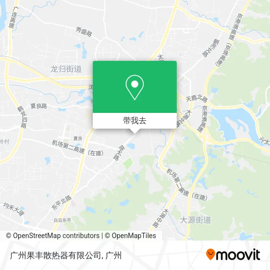 广州果丰散热器有限公司地图