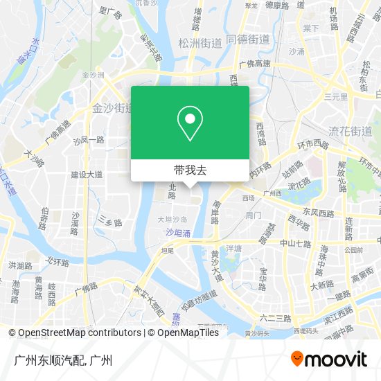 广州东顺汽配地图
