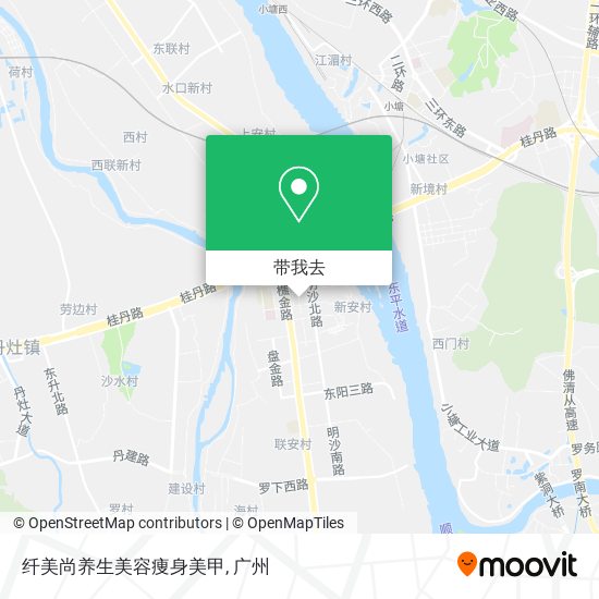 纤美尚养生美容痩身美甲地图