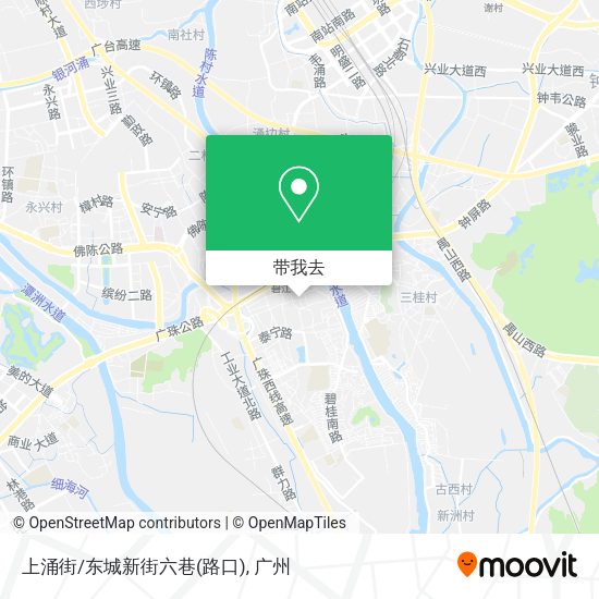 上涌街/东城新街六巷(路口)地图