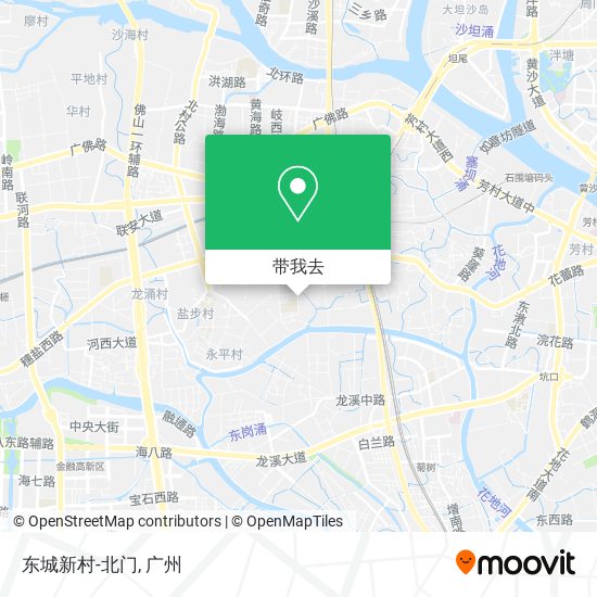 东城新村-北门地图