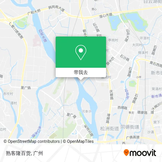 熟客隆百货地图