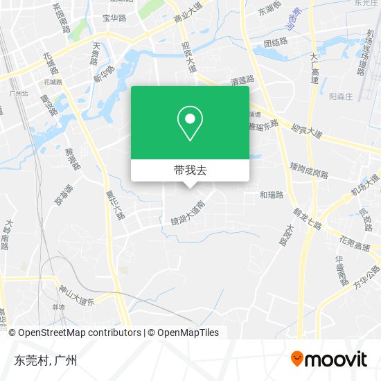 东莞村地图