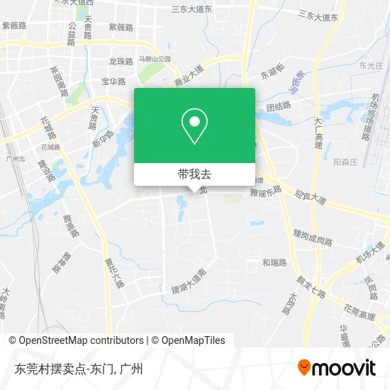 东莞村摆卖点-东门地图